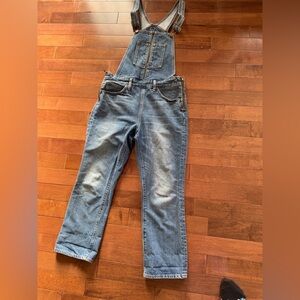 Levi's Blue Jeans pants bib pants Women’s size W 32 denim, Overalls jumpsuit
